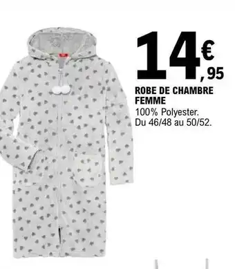 Robe de chambre femme