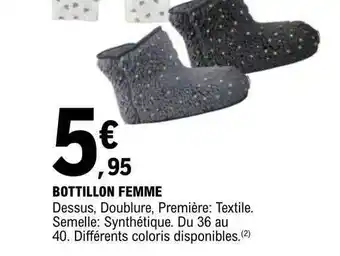 E.Leclerc Bottillon femme offre