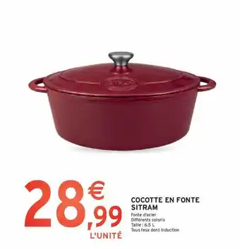 Cocotte en fonte sitram