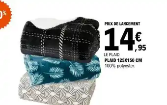 E.Leclerc Plaid 125 x 150 cm offre