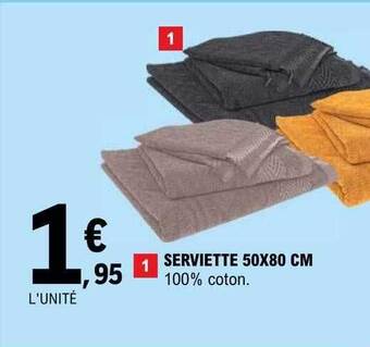 E.Leclerc Serviette offre