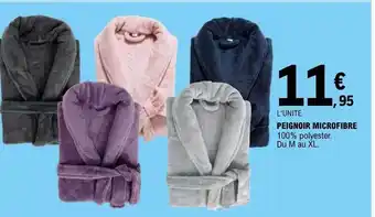 E.Leclerc Peignoir microfibre offre
