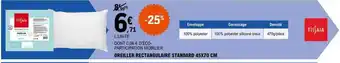 E.Leclerc Oreiller rectangulaire standard 45 x 70 cm tissaia offre