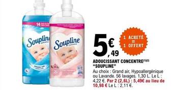 E.Leclerc Adoucissant concentré soupline offre
