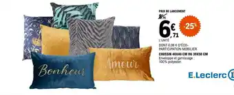 E.Leclerc Coussin offre