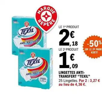 E.Leclerc Lingettes anti-transfert offre