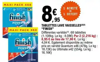 E.Leclerc Tablettes lave vaisselles offre