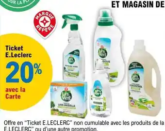 E.Leclerc Offre "ticket e.leclerc" chez e leclerc offre