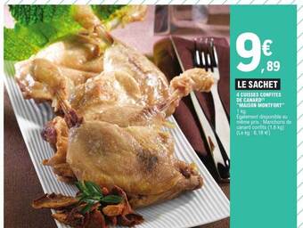 E.Leclerc 4 cuisses confites de canard offre