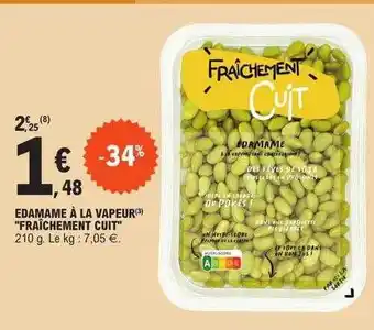 E.Leclerc Edamame à la vapeur offre