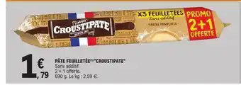 E.Leclerc Pâte feuilletée offre