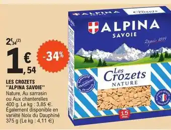 E.Leclerc Les crozets offre