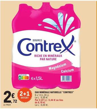 E.Leclerc Eau minérale naturelle offre