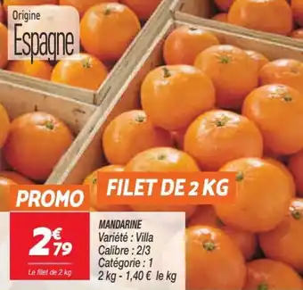 Netto Mandarine offre