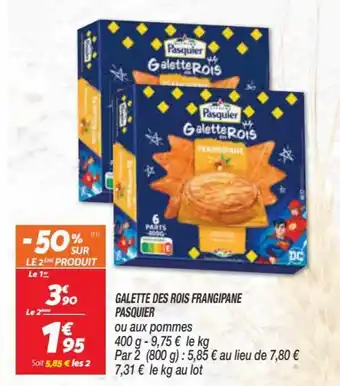 Netto Galette des rois frangipane pasquier offre