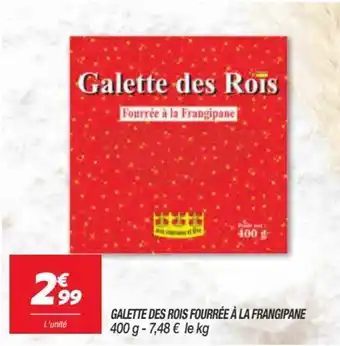 Netto Galette des rois fourrée à la frangipane offre
