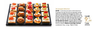 20 canapés sélection