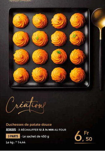 Thiriet Duchesses de patate douce offre