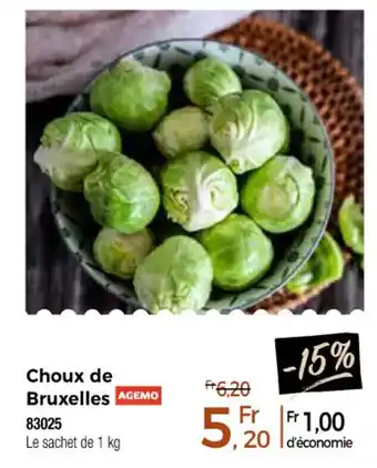 Thiriet Choux de bruxelles offre