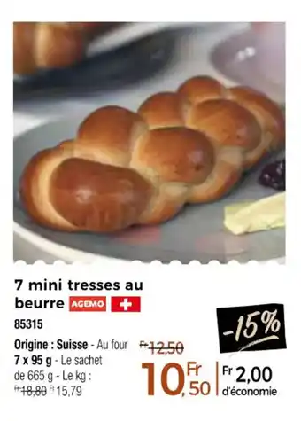 Thiriet 7 min tresses au beurre offre