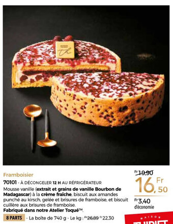 Thiriet Framboisier offre