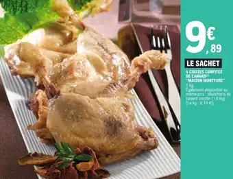 E.Leclerc 4 cuisses confites de canard offre