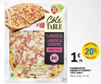 E.Leclerc Flammekueche lardons et oignons offre