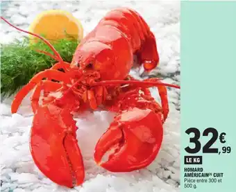 E.Leclerc Homard américain cuit offre