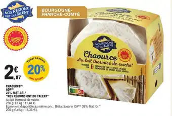 E.Leclerc Chaource aop 22% mat.gr. offre