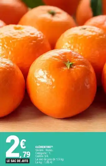 E.Leclerc Clementine offre