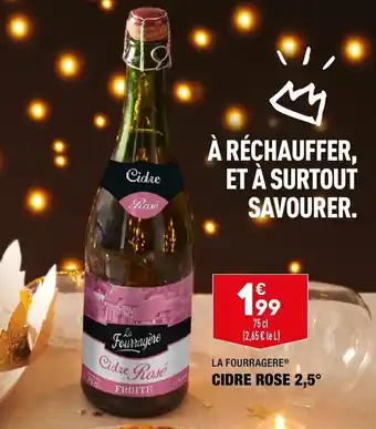 ALDI Cidre rose 2,5 offre