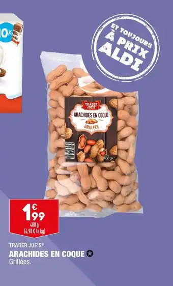 ALDI Arachides en coque offre