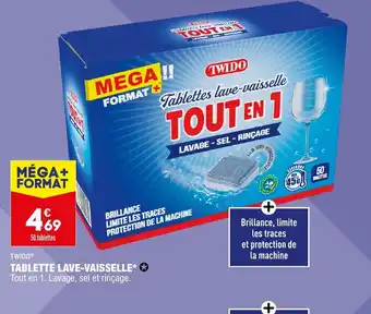 ALDI Twido Tablette Lave-Vaisselle offre