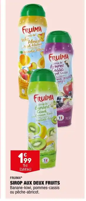 ALDI Fruima Sirop aux Deux Fruits offre