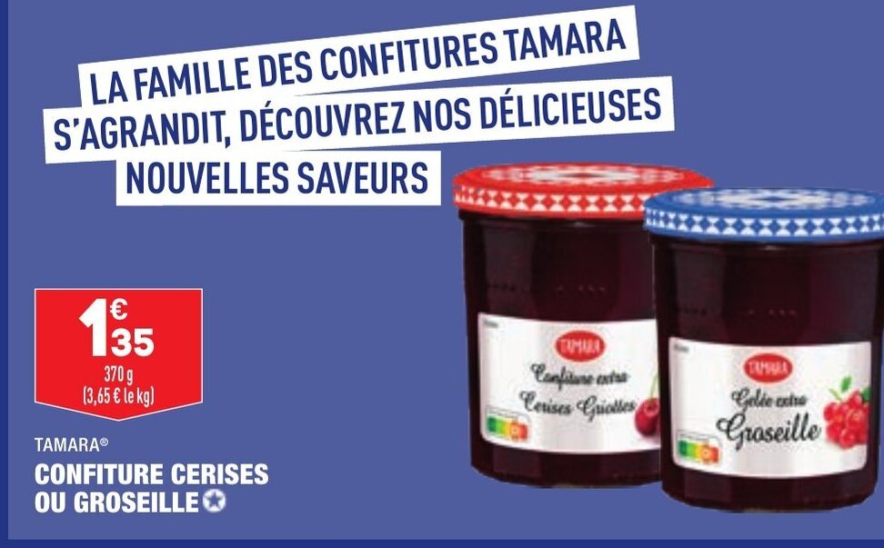 Promo Confiture Cerises Ou Groseille chez ALDI