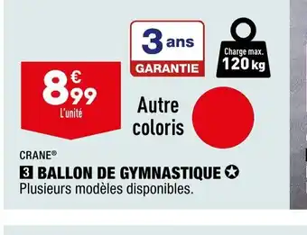 ALDI Ballon de Gymnastique offre