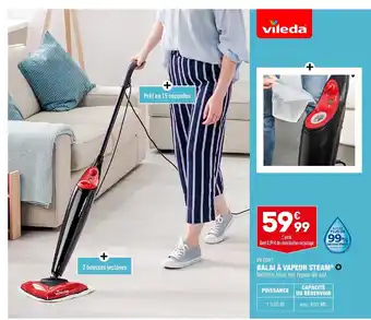 ALDI Balai a Vapeur Steam offre