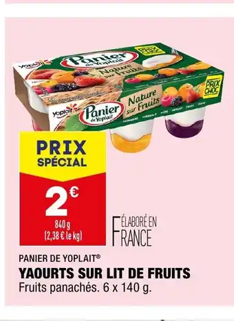 ALDI Yaourts Sur Lit de Fruits offre