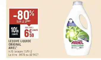 Spar Lessive Liquide Original Ariel offre