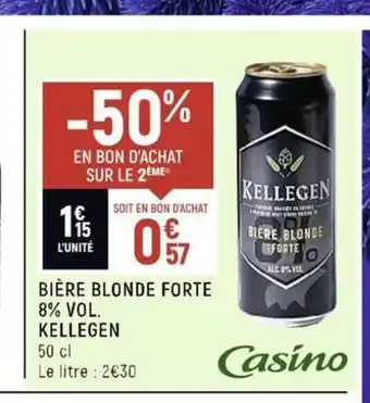 Spar Biere Blonde Forte 8%vol Kellegen offre