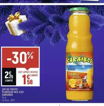 Jus de Fruits Planteur des Iles caraïbos