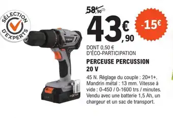 E.Leclerc Brico Perceuse Percussion 20V offre