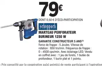 Marteau Perforateur Burineur 1250w