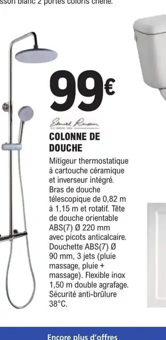 E.Leclerc Brico Colonne de Douche offre