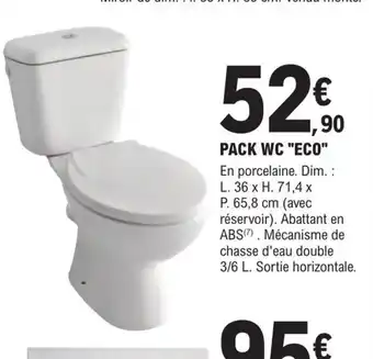 E.Leclerc Brico Pack Wcc Eco offre