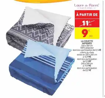 Stokomani La couette imprimée laure de flores offre
