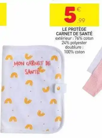 Stokomani Le protège carnet de santé offre