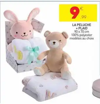 La peluche + plaid