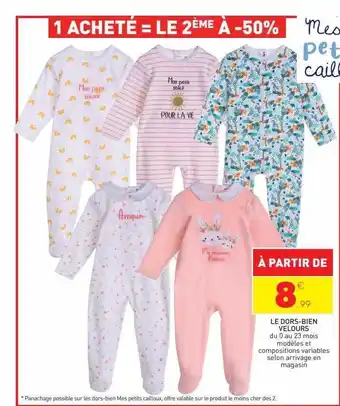 Stokomani Le dors-bien velours offre