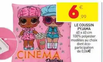 Stokomani Le coussin pyjama offre